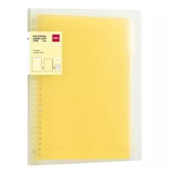 Блокнот-регистратор Deli B5 EN021, желтый, 1 шт.