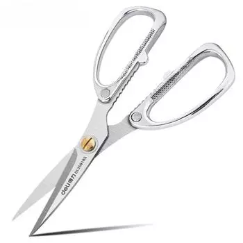 Deli многофункциональные ножницы промышленные нержавеющая сталь профессиональные кухонные ножницы швейные портновские ножницы инструмент для резки пищевой ткани