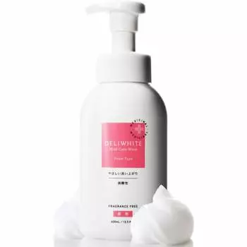 [Deli White Official] Мыло для деликатной зоны [Устранение зуда, запаха, увлажнение, квазилекарство] (Тип пены/Без отдушек/Большая емкость 400 мл)