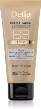 Delia Cosmetics BB crme teinte visage SPF 30 TU прозрачный