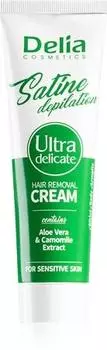 Delia Cosmetics Satine Depilation Ultra-Delicate Hair Removal Cream for Sensitive Skin TU прозрачный