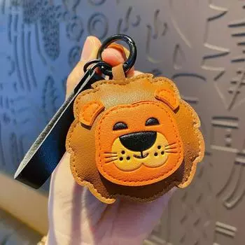 Delicate Animal Key Ring Shiba Inu Lion Doll Pendant Cartoon Pet Doll Pendant Unisex lion