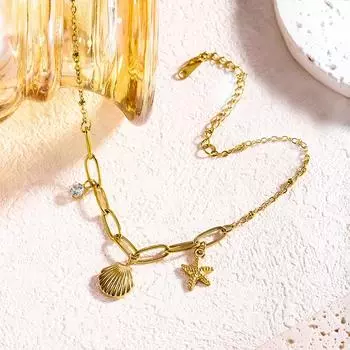 Delicate Shell Anklet Girls Sweet Ocean Wind New Ankle Foot Chain