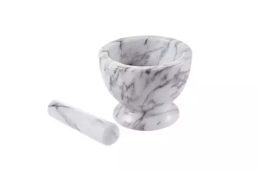 delicious JE MARBLE Ступка Ступка Пестик Ступка Набор Mortaio Кухонная утварь Полировка Мраморная кухонная мельница Ручная мельница для специй Размер мельницы для трав