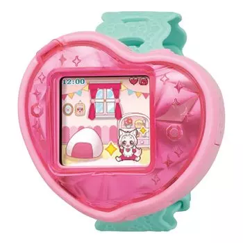 Delicious Party PreCure Make Me Message Heart Cure Watch 3 года и [Bandai] (Целевой возраст старше) розовый