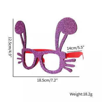 Delightful Easter Kids Glasses With Playful Bunny And Egg Designs For Fun Festive Gold Purple Rabbit