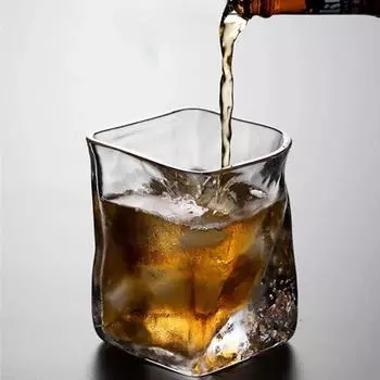 Деликатесный стаканчик Ocean Wave Shot, мода, простота, дом, ручная работа, креативный виски, прозрачный хрустальный стаканчик, рюмка 225ml