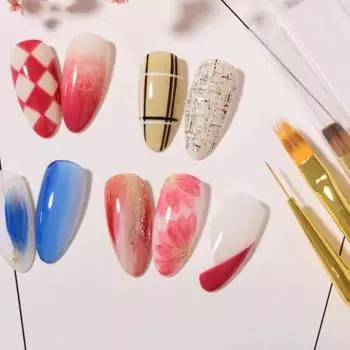 Деликатное изысканное мастерство Многоразовый гель Для ногтей Художественная живопись Ручка для леди 5