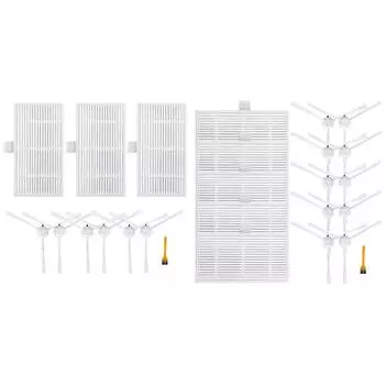 Деликатные боковые щетки Простота установки и надежность в использовании B