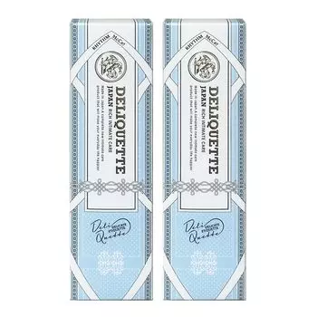 DELIQUETTE 50 г x 2 шт. Гарантированная подлинность Увлажняющий гель, рекомендуемый для предотвращения сухости в чувствительных зонах.