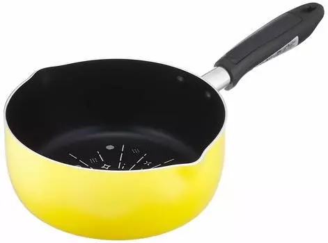 DELISH KITCHEN Pearl Metal Yukihira Pot Yellow 18cm IH Compatible HB-4242 жёлтый