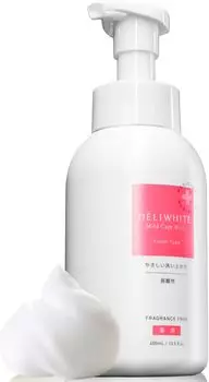 DELIWHITE Мыло для деликатной зоны Запах [Зуд, Уход, Увлажнение, Квази-лекарственное средство] (Тип пены/Без отдушек/Большой 400 мл)