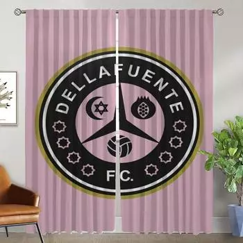 Dellafuente Home Interior Curtains for Living Room Tulle for Bedroom Decoration Halloween Window Curtain Shades Partition Camera W50xH70cmx2pcs-CL