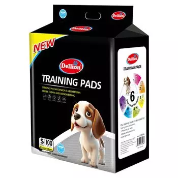 Dellion Pet Sheets Charcoal Deodorant Regular 100 листов Pee Sheets Dog Toilet Sheets Carbon Regular 33 x 45 (Отдельный предмет, см)