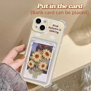 Дело о подсолнухе Zhitai: Совместимо с Apple iPhone 15, 678 Plus, 14 Pro Max iPhone 13