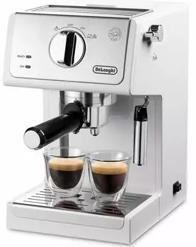 DeLonghi Active EspressoCappuccino Maker ECP3220J-W 1.1L True White