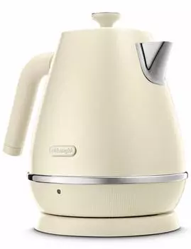 DeLonghi Electric Kettle Distinta Perla Stainless Steel water meter Foreign object prevention filter Empty boiling prevention function Easy