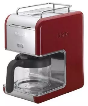 DeLonghi K-Mix Drip Coffee Maker Red 6 Cups CMB6-RD