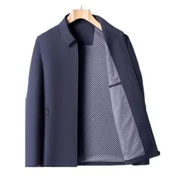 Деловая и повседневная куртка для руководителей, простой однотонный тонкий воротник XXXXL