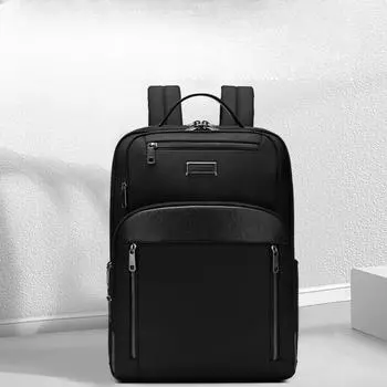Деловая мужская сумка, большой объем, легкий рюкзак для ноутбука, мужской рюкзак для путешествий высокого класса чёрный