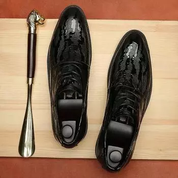 Деловая обувь для мужчин, повседневная кожаная модельная обувь, мужская обувь весна-осень, легальная дешевая распродажа 2024 года, тренд не 39 37