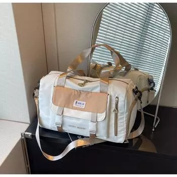 Деловая поездка посадка путешествия легкая водонепроницаемая сумка через плечо высокая ценность большая вместимость модная универсальная сумка-мессенджер чёрный