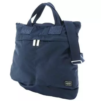 Деловая сумка каркасная темно-синяя [Porter] 3.