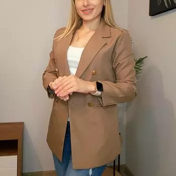 Деловой костюм, куртка для женщин, пиджаки, модные весенне-осенние куртки на пуговицах, корейский свободный повседневный пиджак, костюм S белый