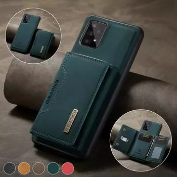 Деловой кожаный чехол для мобильного телефона для Samsung Galaxy A53 5g A 53 A33 A73 A13 A 33 13 73, противоударный чехол for Galaxy A53 5G чёрный