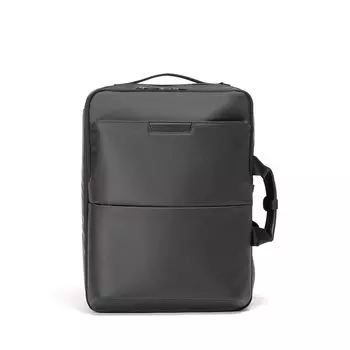 Деловой рюкзак DULITE FLEX 3WAY, рюкзак 6 см, расширяющийся, тип одежды, черный 60645, один размер [BERMAS] чёрный