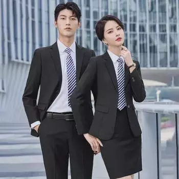 Деловые костюмы и официальная одежда для мужчин и женщин - профессиональные пальто и офисная одежда XL
