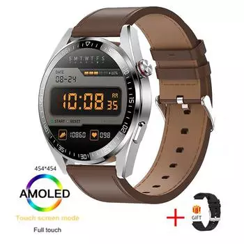 Деловые мужские умные часы 1,39 Amoled Bluetooth звонки 8 ГБ памяти 6 Ui меню спортивные водонепроницаемые умные часы для смартфона With Original Box