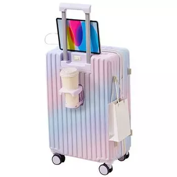 Деловые поездки, деловые поездки, переноска, боковая чаша с зарядкой по USB на 360 градусов, деловая поездка [BagRyo] чемодан, чемодан, кейс, ручная кладь, тихий, вращение, порт,