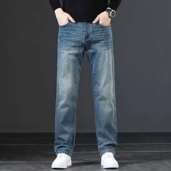 Деловые прямые джинсы мужские весенние джинсы прямые джинсы мужские весенние свободные повседневные брюки мужские весенние брюки 29