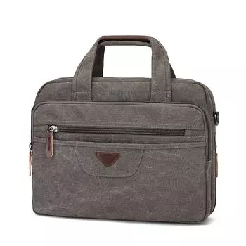 Деловые сумки-портфели, мужские деловые дорожные сумки, многофункциональная двойная диагональная холщовая сумка, внутренний прорезной карман