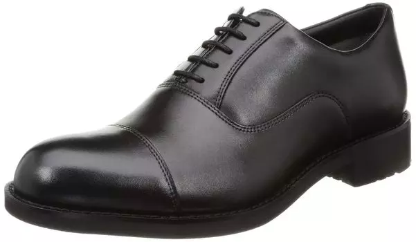 Деловые туфли из натуральной кожи черного цвета, см 2E [Texy Luxe] Gore-Tex TU-8014, мужские, 25,5 чёрный