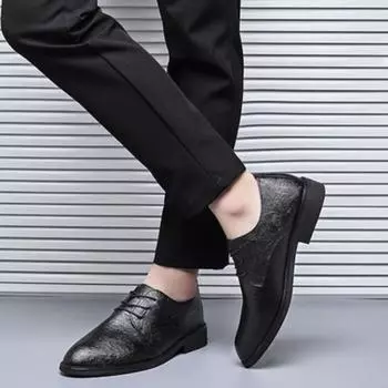 Деловые туфли с острым носком из кожи для мужчин, элегантные и классические, недорогие, распродажа, официальная обувь для офиса 39, мужские туфли 38