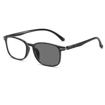 Деловые ультралегкие фотохромные мужские очки для чтения с высоким разрешением, очки для пресбиопии, очки с защитой от синего света 0