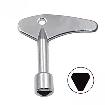 Delta Switch Key Wrench With Accessories Universal Triangle Train Electrical Cupboard Box Elevator Cabinet Alloy