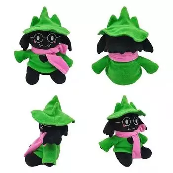 Deltarune плюшевая игрушка Kawaii Ralsei Lancer плюшевые игрушки мультяшная фигурка мягкие животные куклы для детей подарок 25 см зелёный