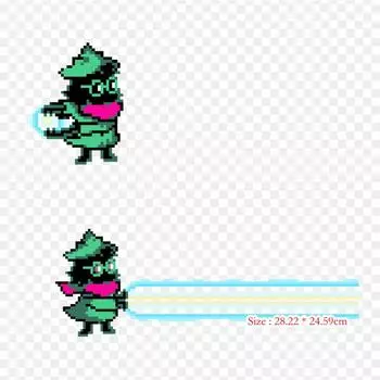 deltarune ralsei gif deltarune видеоигры железные нашивки для одежды аппликации наклейки на одежду термочувствительный индивидуальный патч