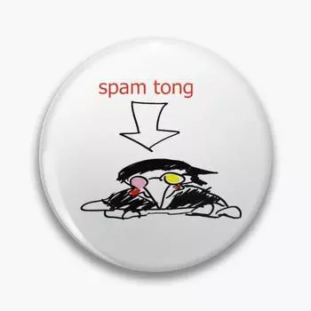 Deltarune Spamton, настраиваемая мягкая пуговица, булавка, креативная булавка для лацкана, женская шляпа, забавный подарок, ювелирный значок, модный декор, брошь