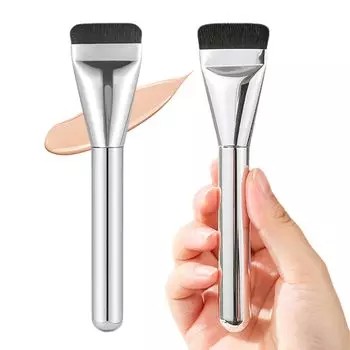 DELUXEFOX Makeup Foundation 2 Макияж Плоский Макияж Премиум Волокно Легко наносить макияж Подходит для тональной основы и крема для лица Кисть, Кисть, Кусочки, Кисть,