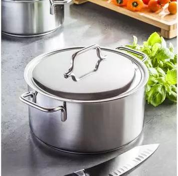 DEMEYERE Apollo 4 л - кастрюля из нержавеющей стали с крышкой