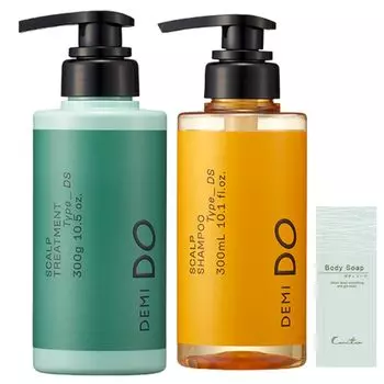 DEMI DO DS Scalp Shampoo 300 мл Scalp Treatment 300 г Набор для сухой кожи с мылом для тела DEMI DEMI DO