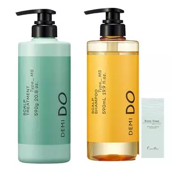 Demi Do MS Scalp Shampoo 590 мл Scalp Treatment 590 г Набор для смешанной кожи Мыло для тела Включено DEMI DO