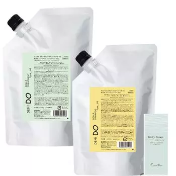 Demi Do OS Scalp Shampoo 1000 мл Scalp Treatment 1000 г Сменный набор для сухой кожи с мылом для тела DEMI DEMI DO
