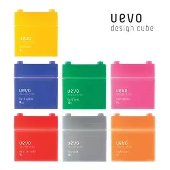 Demi Huevo Design Cube Wax 80 г Различные укладочные восковые укладки для волос UEVO WAX, сухой воск (Серый..., 80г, 1 шт.
