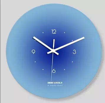 DEMI Wall Made of Spectacular Interior Wall Continuous Second Unique Natural Color Spectacular Color Clock Outer Inner LOUS. Clock, Stylish, Designer,