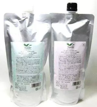 Demi Yunto Shampoo Smooth 2 500 размер набор и [запасной блок]